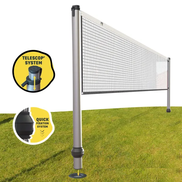 Gard&Rock aluminum telescopic multisport poles, adjustable for various outdoor games