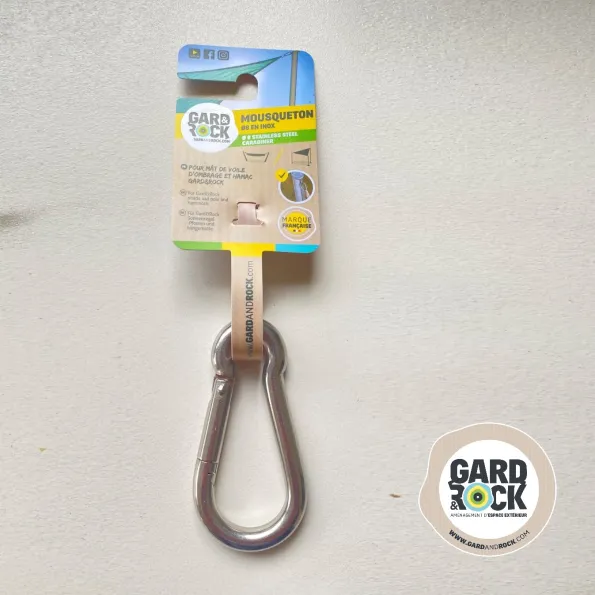 Mousqueton Ø8 de qualité et de marque Gard&Rock
