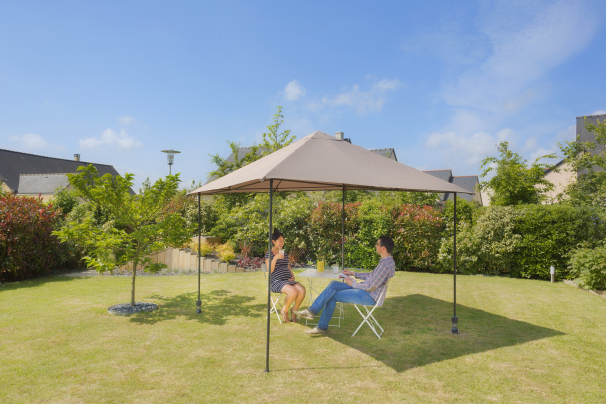 Fixation amovible tonnelle