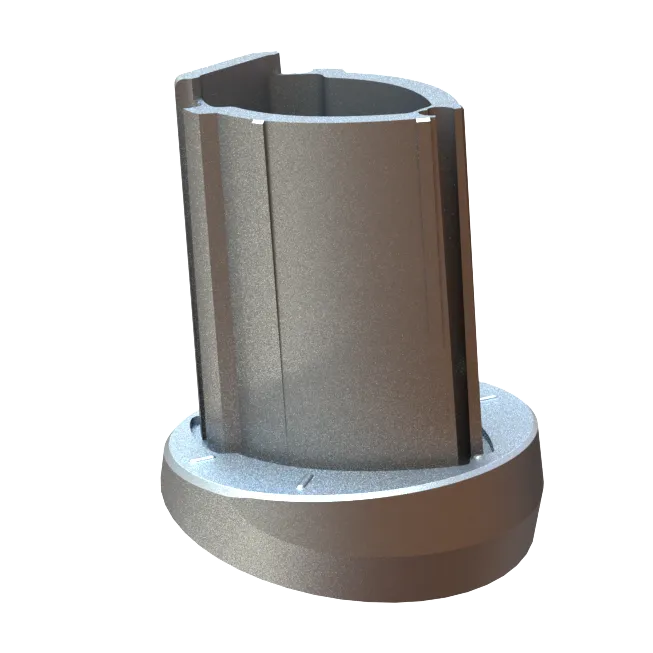 Gard&Rock aluminum replacement base, key element for secure hammock installation.
