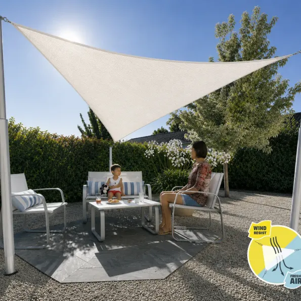 Telescopic pole for shade sail, adjustable height up to 2.3?m, perfect for shading the garden