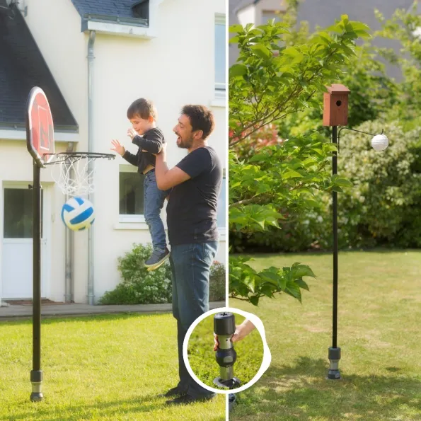 Gard & Rock basketball hoop and children's game ground anchor