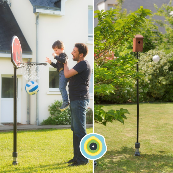 Gard & Rock basketball hoop and children's game ground anchor